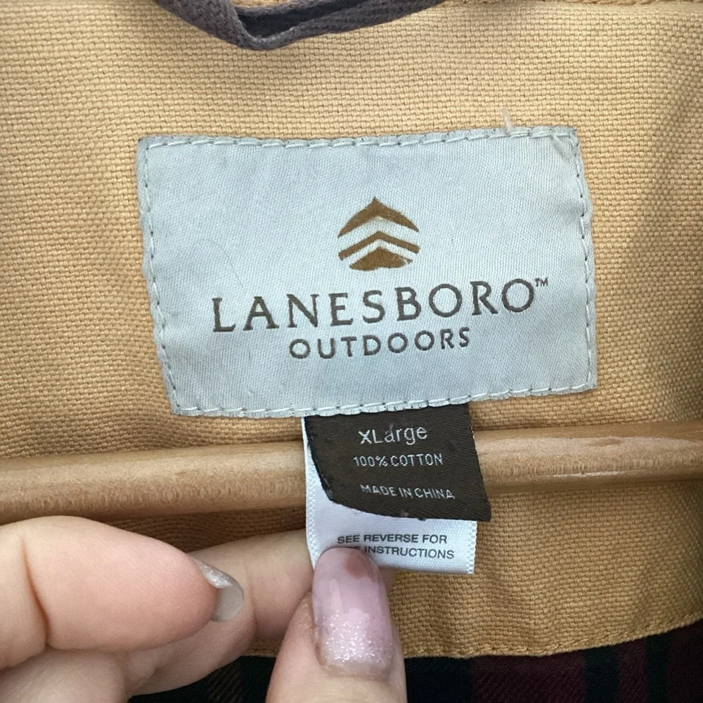 Lanesboro Outdoor Tan Canvas Barn Chore Jacket XL